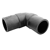 Отвод (ПНД) ПЭ SDR11/SDR17 Дн 180х45гр.. напорный литой (спигот) удлиненный