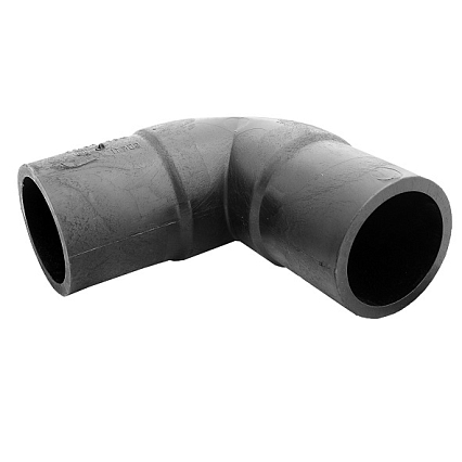 Отвод (ПНД) ПЭ SDR11/SDR17 Дн 180х45гр.. напорный литой (спигот) удлиненный